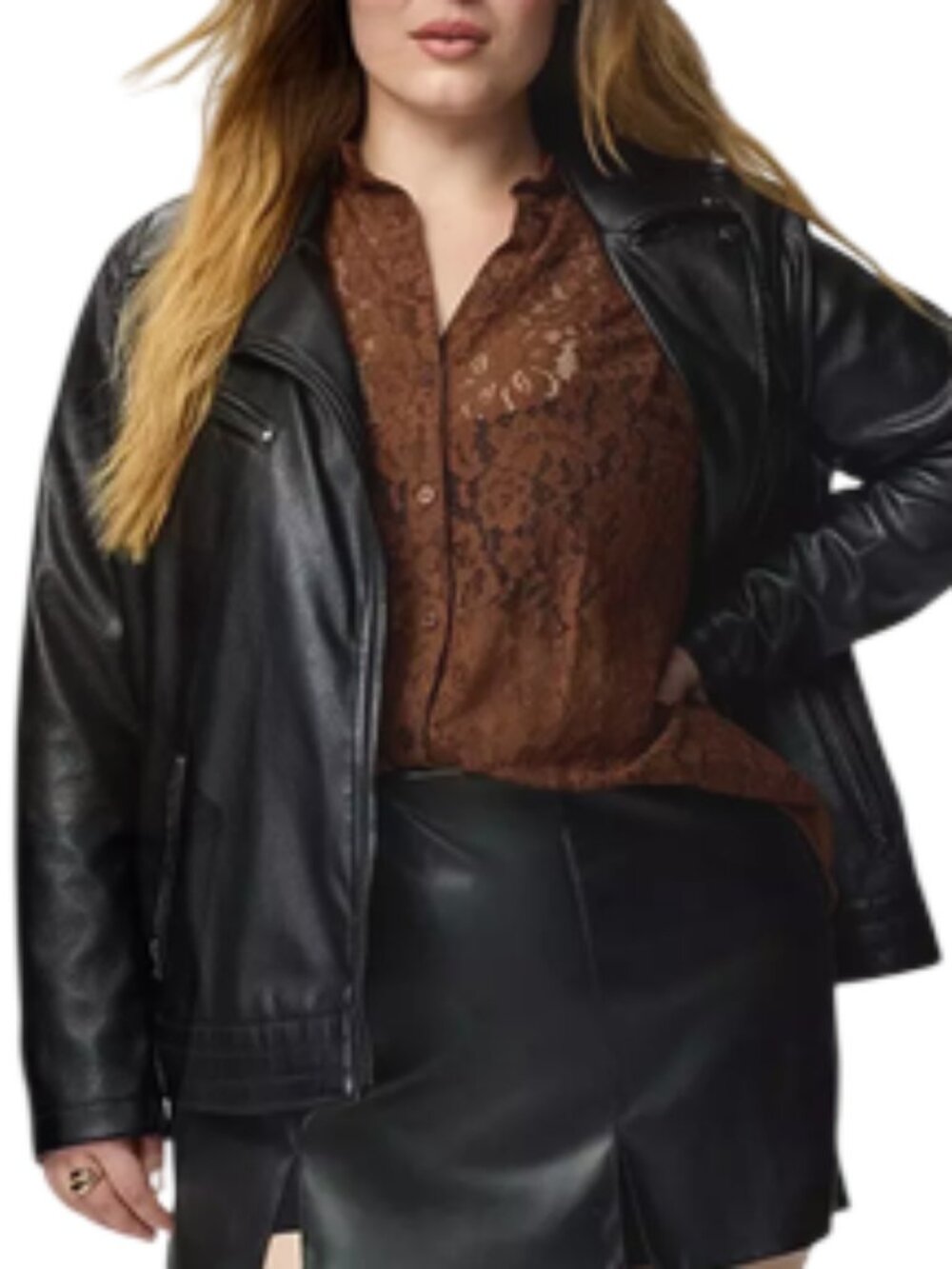 Torrid Faux Leather Moto Jacket
